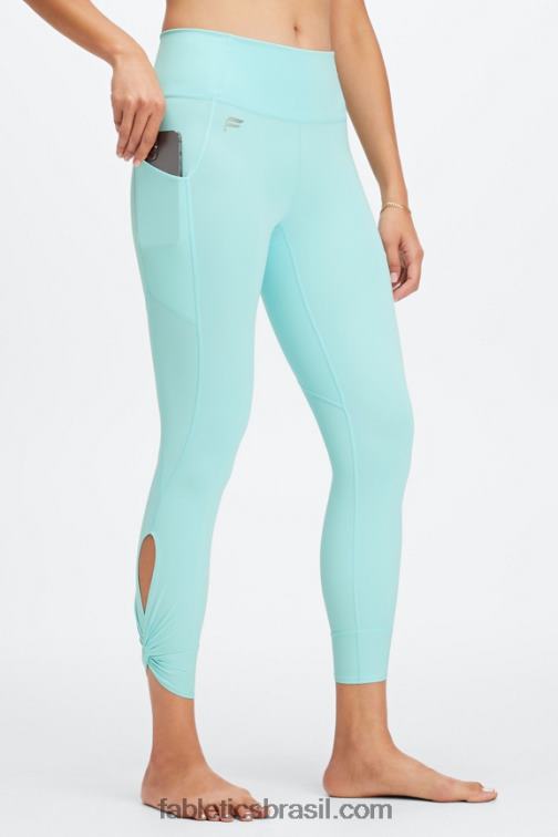 Fabletics onda de cristal 420HR1137 legging cintura alta twist 7/8 oasis pureluxe mulheres
