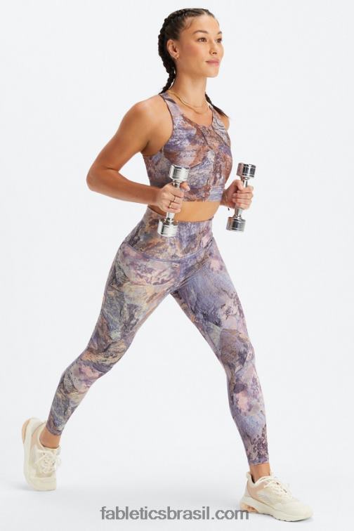 Fabletics orquídea moonrock 420HR1010 definir legging powerhold ultra hw 7/8 mulheres