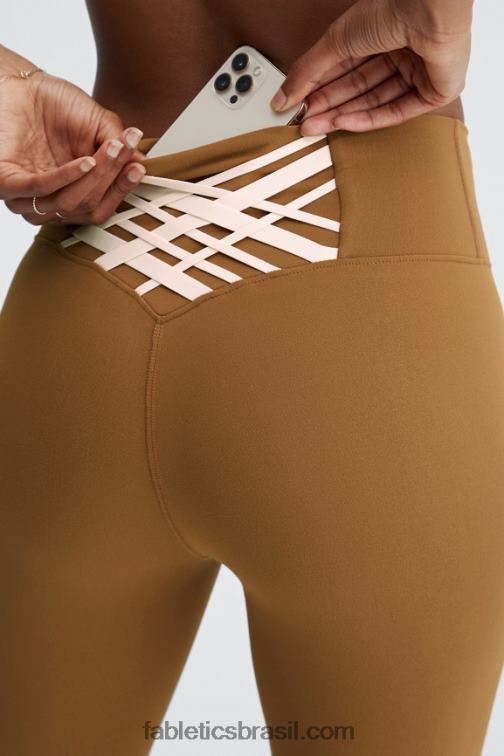Fabletics outono/aveia 420HR851 boost powerhold cintura alta 7/8 legging 60 mulheres