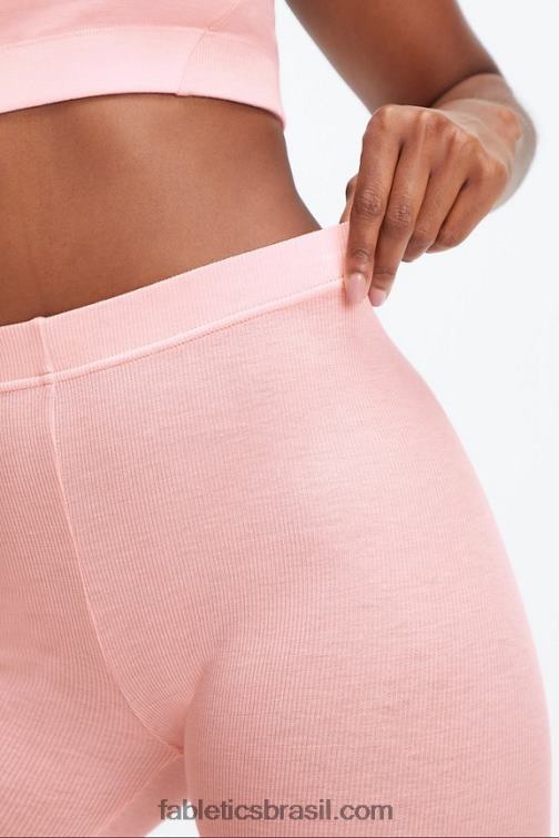 Fabletics pó de urze rosa 420HR1066 Legging 7/8 cintura ultra alta restoreknit mulheres