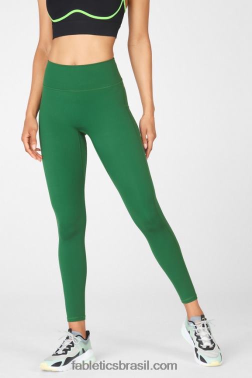 Fabletics palma verde 420HR1123 trinity motion365 legging cintura alta 81 mulheres