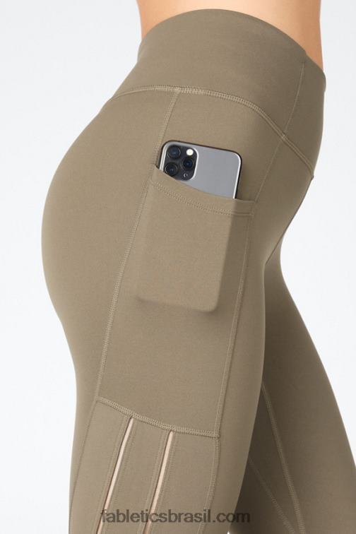Fabletics pardo 420HR1233 qualquer lugar motion365 legging moto 7/8 de cintura alta mulheres