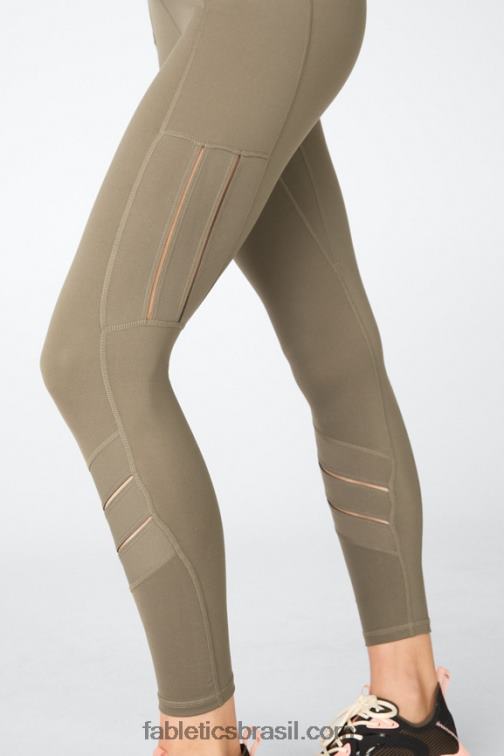 Fabletics pardo 420HR1233 qualquer lugar motion365 legging moto 7/8 de cintura alta mulheres