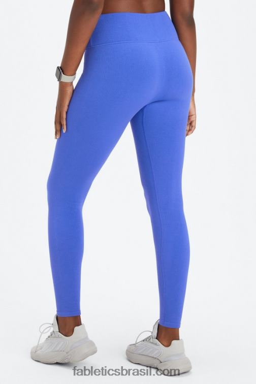 Fabletics piscina/la logo bar 420HR834 legging de cintura alta sem costura em nuvem mulheres