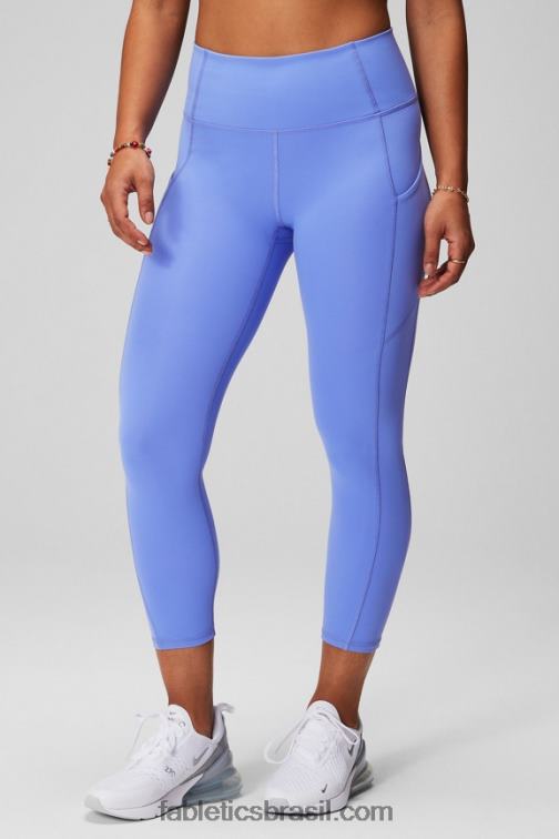 Fabletics ponche de pervinca 420HR958 capri cintura alta oasis mulheres