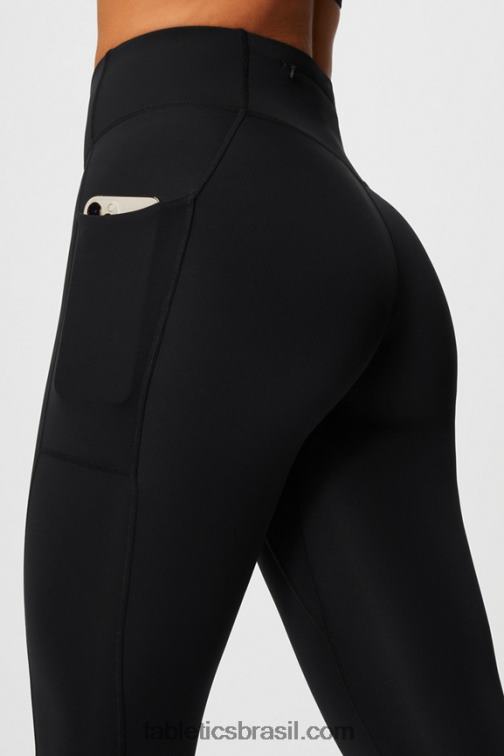Fabletics preto 420HR1021 legging utilitária de cintura alta em qualquer lugar motion365+ mulheres