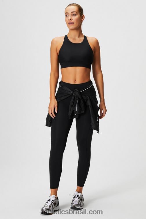 Fabletics preto 420HR1021 legging utilitária de cintura alta em qualquer lugar motion365+ mulheres