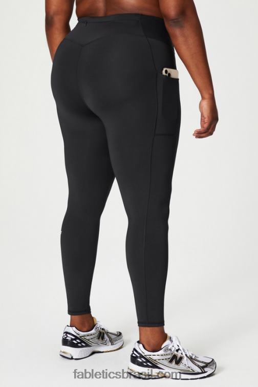 Fabletics preto 420HR1022 legging utilitária de cintura alta em qualquer lugar motion365+ mulheres
