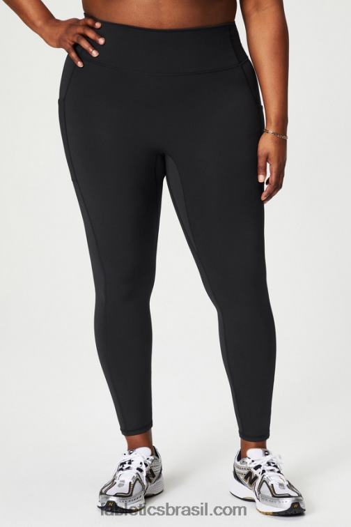Fabletics preto 420HR1022 legging utilitária de cintura alta em qualquer lugar motion365+ mulheres