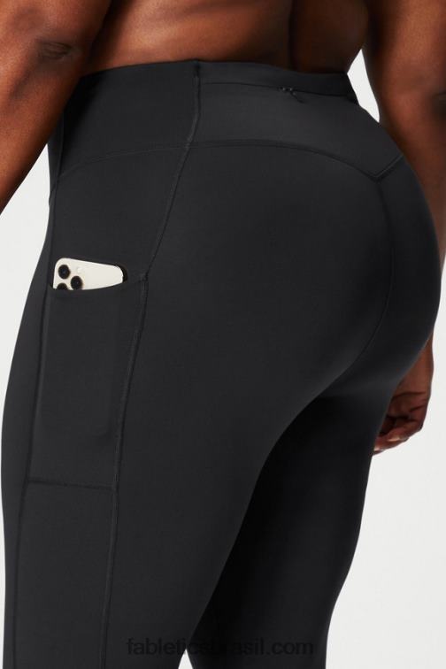 Fabletics preto 420HR1022 legging utilitária de cintura alta em qualquer lugar motion365+ mulheres