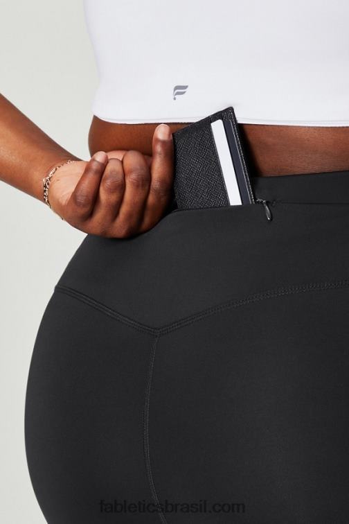 Fabletics preto 420HR1022 legging utilitária de cintura alta em qualquer lugar motion365+ mulheres