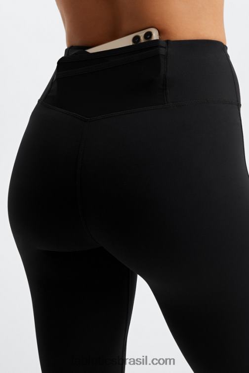 Fabletics preto 420HR1109 trinity motion365 legging cintura alta 78 mulheres