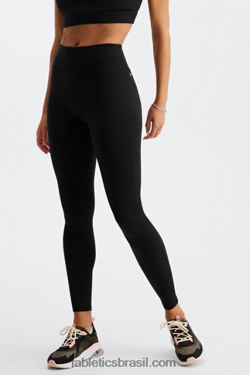 Fabletics preto 420HR1109 trinity motion365 legging cintura alta 78 mulheres