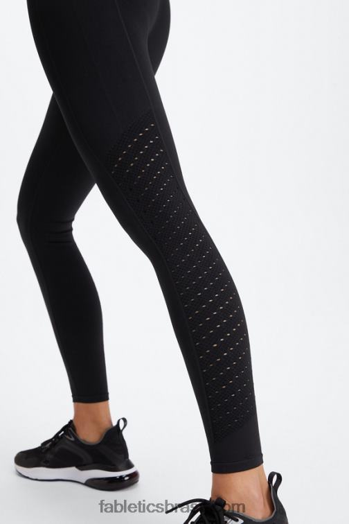Fabletics preto 420HR1170 legging cintura alta eco sync 7/8 mulheres