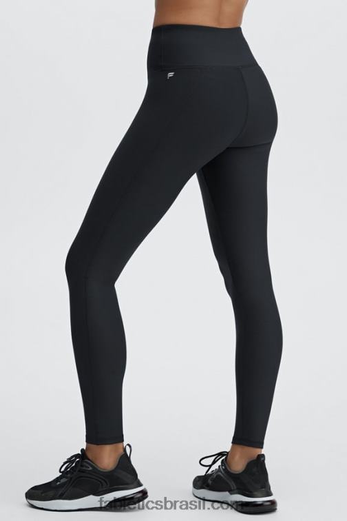 Fabletics preto 420HR1198 legging essencial de cintura alta therma-flex mulheres