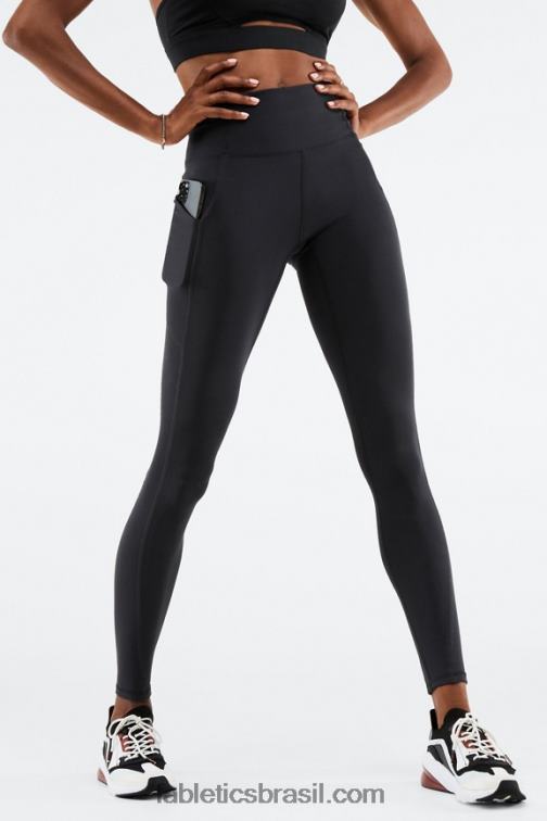 Fabletics preto 420HR905 legging cintura alta oasis pureluxe 69 mulheres