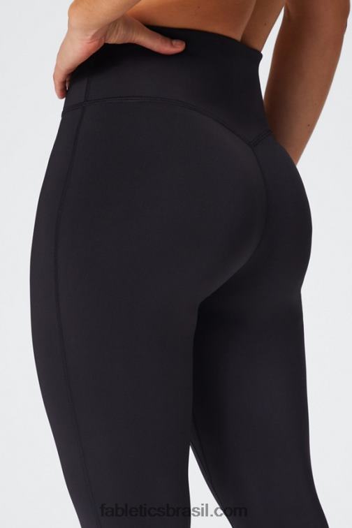 Fabletics preto 420HR945 qualquer lugar motion365+ legging de cintura alta mulheres