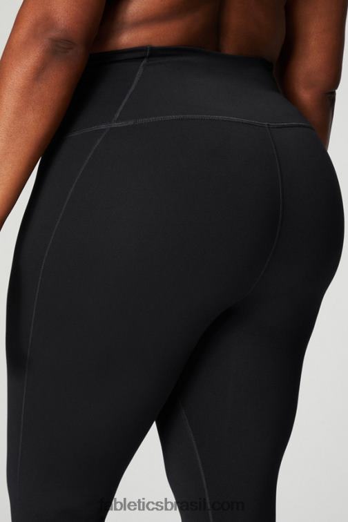 Fabletics preto 420HR946 qualquer lugar motion365+ legging de cintura alta mulheres