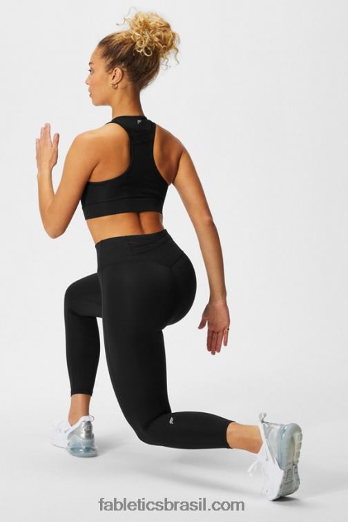 Fabletics preto 420HR991 trinity motion365+ capri cintura alta mulheres