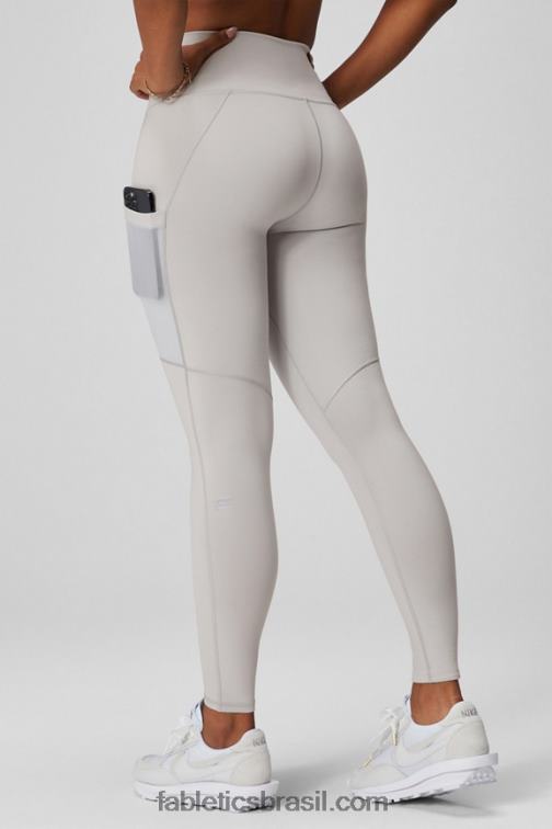 Fabletics preto/multi 420HR741 legging cintura alta powerhold on-the-go 39 mulheres