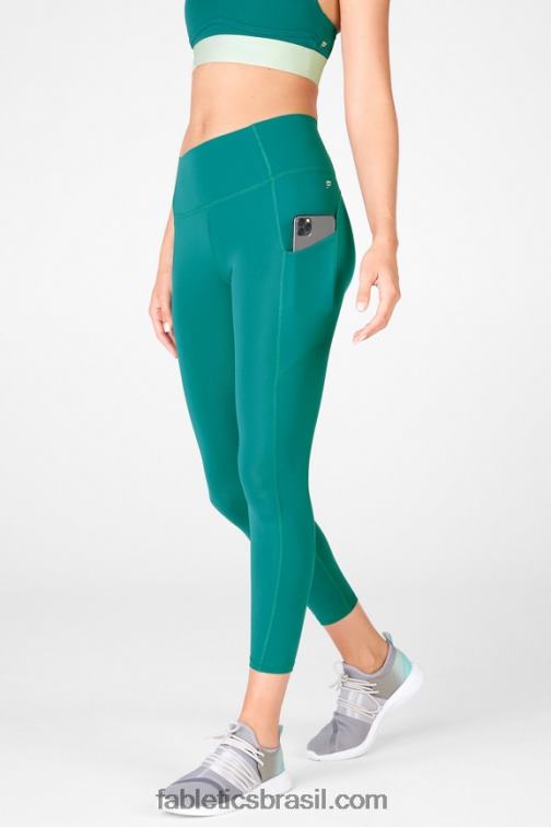 Fabletics raso 420HR824 legging oasis pureluxe cintura alta 7/8 56 mulheres