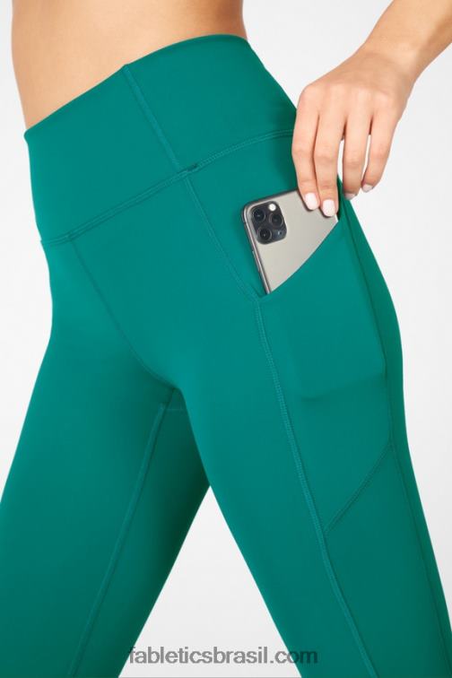 Fabletics raso 420HR913 legging cintura alta oasis pureluxe 70 mulheres