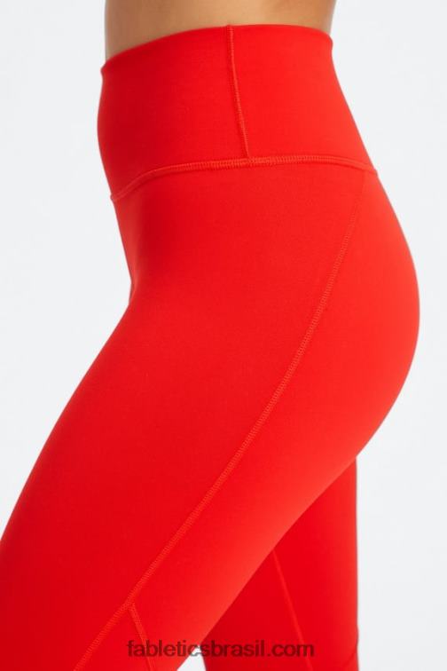 Fabletics íris nebulosa/pintura de imersão em tom rosa 420HR656 define powerhold cintura alta 7/8 legging 22 mulheres