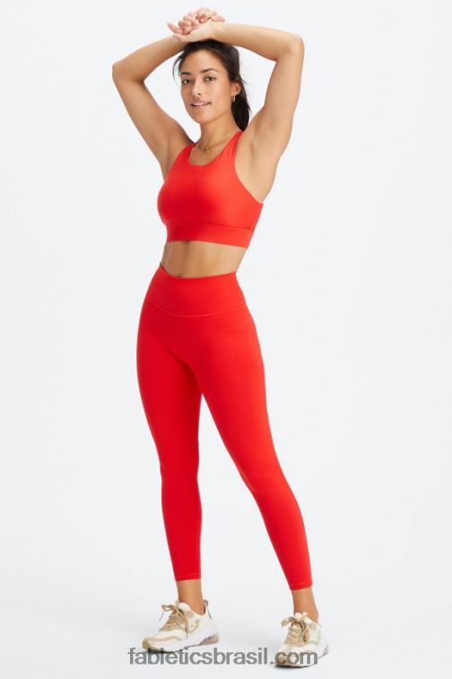 Fabletics íris nebulosa/pintura de imersão em tom rosa 420HR656 define powerhold cintura alta 7/8 legging 22 mulheres