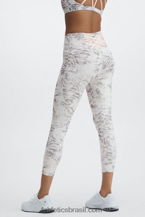 Fabletics runyon/nuvem rosa 420HR926 boost powerhold cintura alta 7/8 legging 73 mulheres