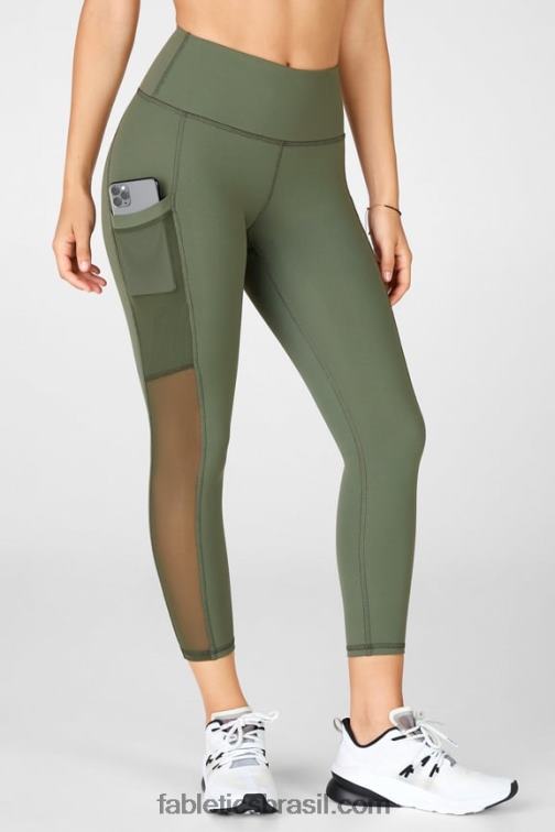 Fabletics safári 420HR776 capri powerhold cintura alta on-the-go 46 mulheres