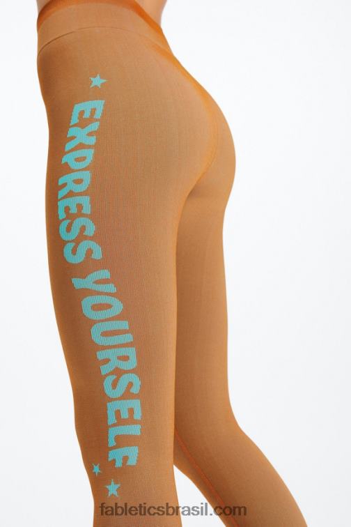 Fabletics sequóia 420HR1167 legging sem costura ultra hw expression 7/8 mulheres