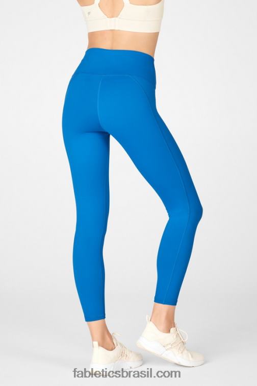 Fabletics sol do deserto/nuvem de chuva 420HR713 define powerhold cintura alta 7/8 legging 34 mulheres