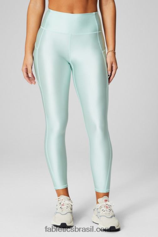 Fabletics spray de sal brilho 420HR895 legging oasis pureluxe cintura alta brilho 7/8 mulheres