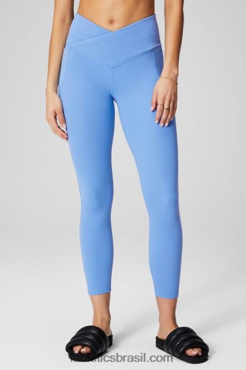 Fabletics surf azul 420HR947 legging oasis pureluxe hw crossover 7/8 mulheres