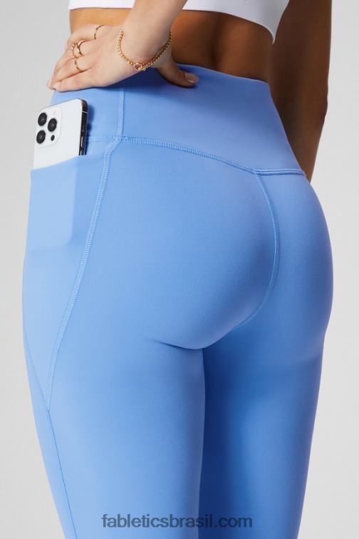 Fabletics surf azul 420HR947 legging oasis pureluxe hw crossover 7/8 mulheres