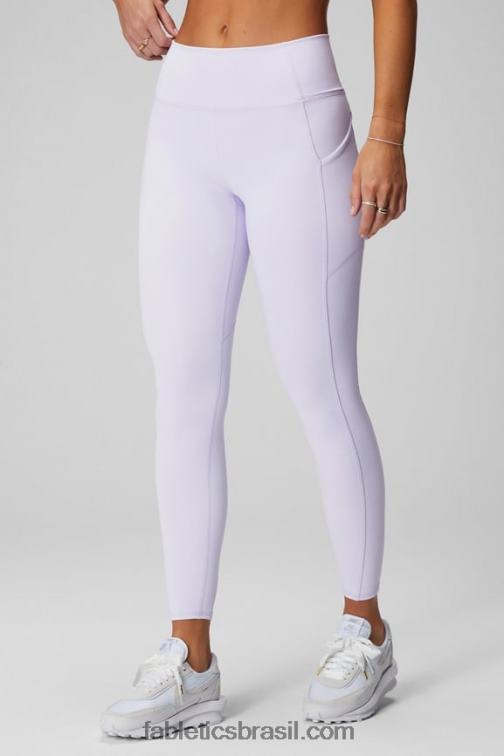 Fabletics sussurro lilás 420HR903 legging cintura alta oasis pureluxe 68 mulheres