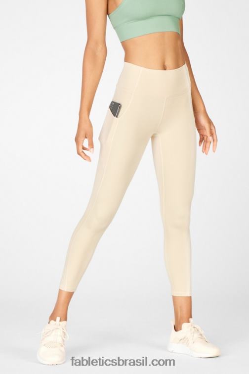 Fabletics tapioca 420HR828 legging oasis pureluxe cintura alta 7/8 57 mulheres