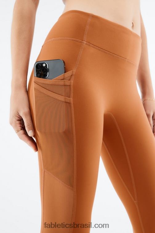 Fabletics teca 420HR1041 legging trinity motion365 cintura média 7/8 mulheres