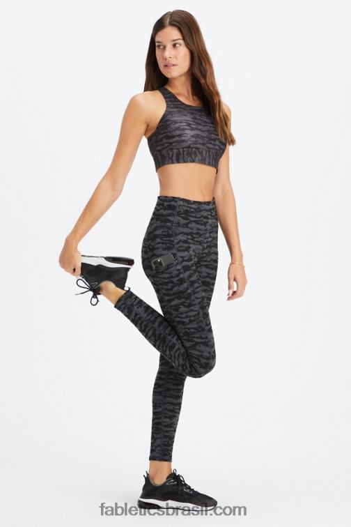Fabletics tigresa de estanho 420HR1037 Legging cintura alta com bolso therma-flex mulheres
