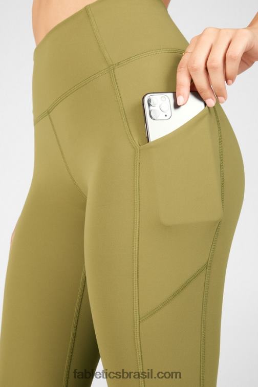 Fabletics tomilho 420HR966 capri cintura alta oasis pureluxe mulheres