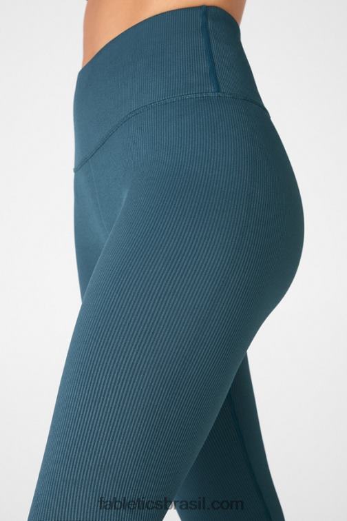Fabletics tonal azul celeste/maçã azeda 420HR1298 legging cintura alta sem costura mulheres