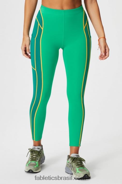 Fabletics tropical/cipreste profundo/sol do deserto 420HR1023 legging 7/8 de cintura alta motion365+ mulheres