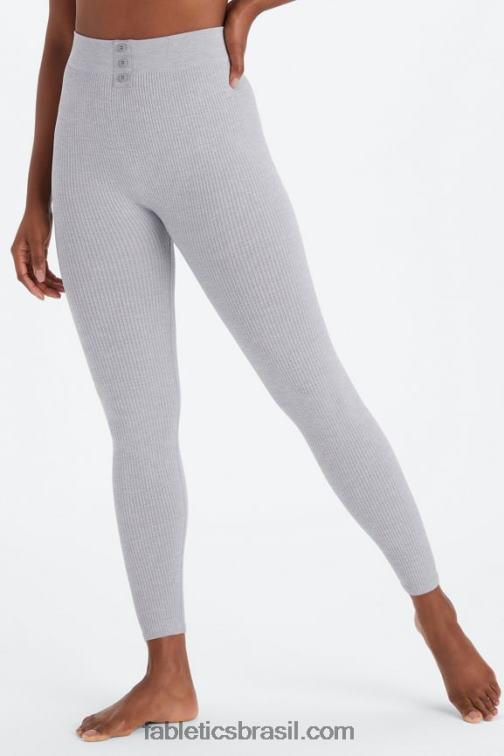 Fabletics urze cinza clássico 420HR1032 legging tricoline 7/8 mulheres