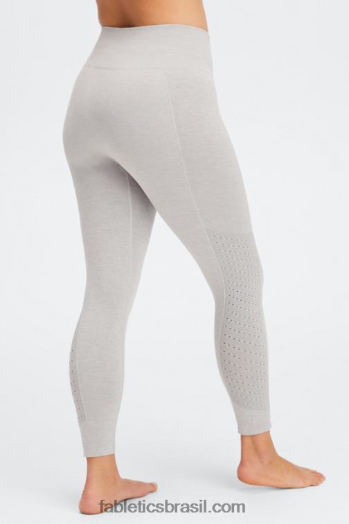 Fabletics urze cinza claro 420HR1168 legging cintura alta eco sync 7/8 mulheres