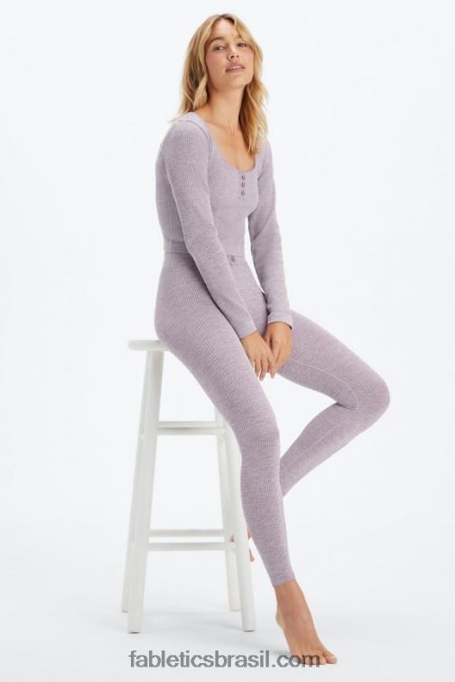 Fabletics urze de ameixa desbotada 420HR1031 legging tricoline 7/8 mulheres