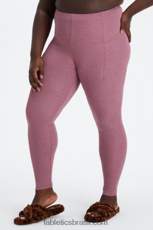 Fabletics urze de vinho francês 420HR1135 legging cintura alta ao vivo mulheres