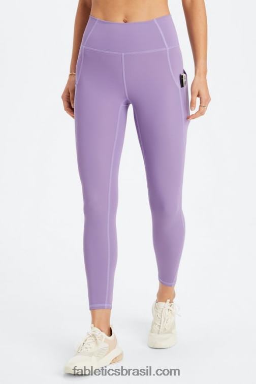 Fabletics violeta 420HR798 legging oasis pureluxe cintura alta 7/8 51 mulheres