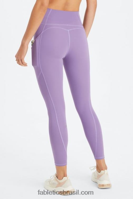 Fabletics violeta 420HR798 legging oasis pureluxe cintura alta 7/8 51 mulheres