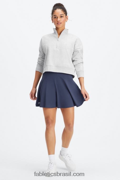 Fabletics lilás/pétala silenciado 420HR632 saia de babados mulheres