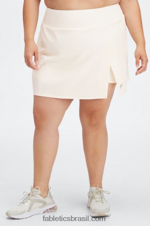 Fabletics pomba branca/safari 420HR641 saia de bolso mulheres